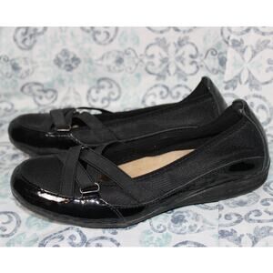 Earth Spirit‎ Gelron Black Patent Leather Shoes-Women's Size 9 US